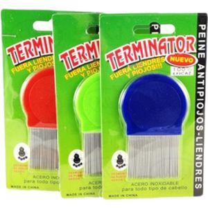 Luizenkam - Neten Kam - Luizen controle - Neten Verwijderen - Vlooienkam - Rood