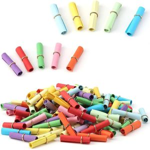 200 stuks wenspapierrollen boodschap liefdespapier scrollskleurrijke wensen papier rolpapier voor kunsthandwerk decoraties