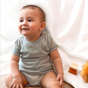 Baby T-shirt met korte mouwen OrganicEra Biologische Baby T-shirtbody