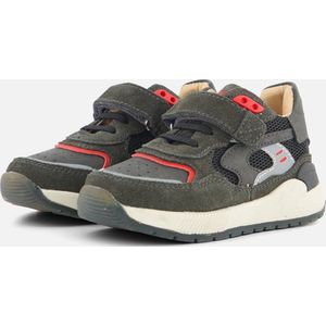 Sneakers | Jongens | Black Red | Leer | Shoesme | Maat 26