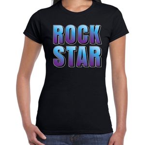 Rockstar cadeau t-shirt zwart dames - Fun tekst /  Verjaardag cadeau / kado t-shirt XXL