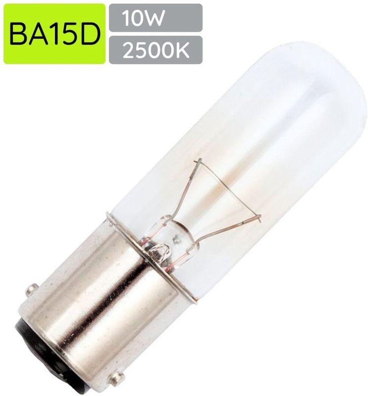 Signaallamp BA15D - Gloeilamp - Dimbaar - 6V 10W - Ø16mm - 54mm - 2500K