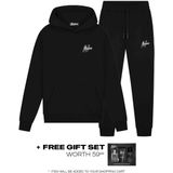 Malelions Signature Tracksuit - Black XXS
