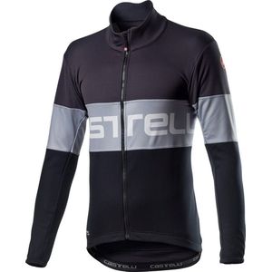 Castelli Fietsjack Lange mouwen Heren Grijs Grijs - Prologo Jacket Dark Gray Vortex Gray Light Bl - M