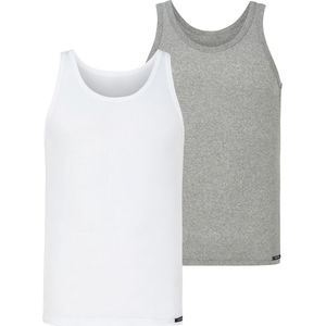 Hemden, set van 2 LORD FILLS wit grijs