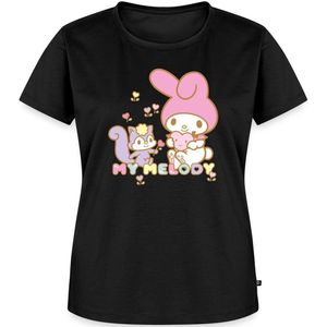 My Melody Plukt Hartbloemen Met Risu Premium T Shirt Dames