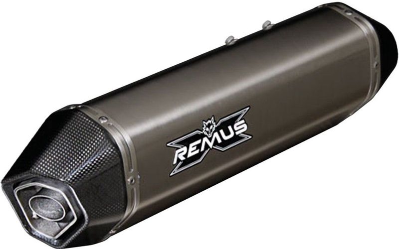Remus - HEXACONE - Uitlaatdemper - Titanium - Homologatie EC