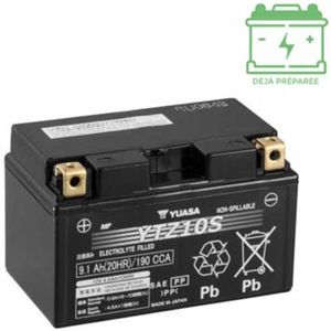 battery sla yuasa voor motor honda 1000 cb ra abs 2009 tot 2019 ytz10-s / 12v 8ah nieuw