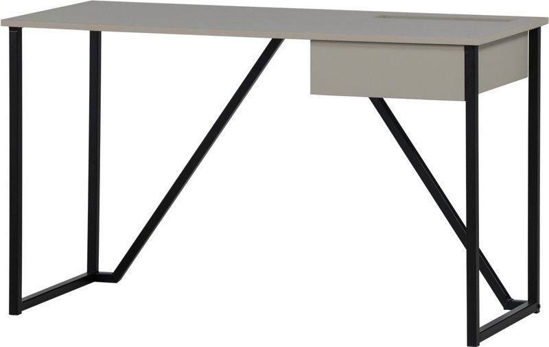 WOOOD - Bureau New Julius - Hout - Beige - 126x75x53cm