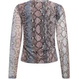 Only - Nova Mesh Top - Blauw - Roze - Zwart - Longsleeves