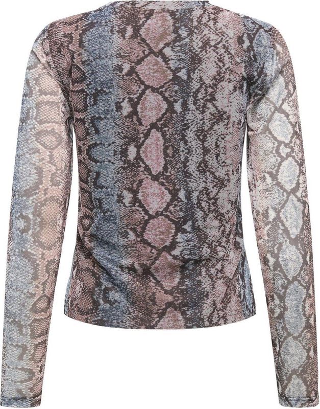 Only - Nova Mesh Top - Blauw - Roze - Zwart - Longsleeves