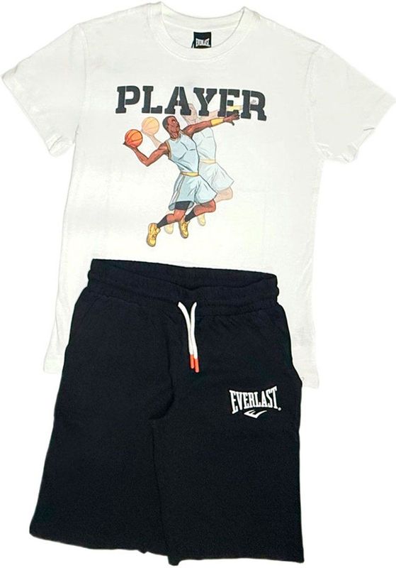 Everlast Trainingspak Wit,Zwart 8 Years Jongens