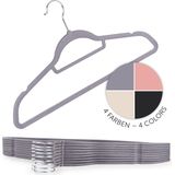 Blumtal - Kledinghangers - Velvet - Grijs - Set van 30