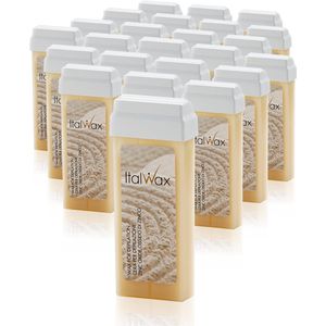 ItalWax Wax Cartridges Zinc Oxide - 24 pcs - Waxpatronen Zinkoxide - Doos 24 Stuks - Smooth Skin