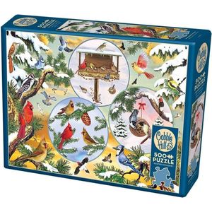 Cobble Hill puzzel Winterbird Magic - 500 stukjes