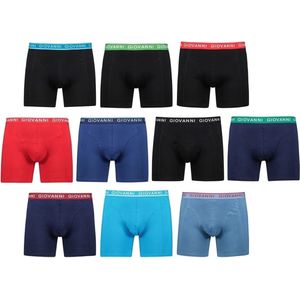 Giovanni 10-pak Heren Boxershorts katoen - M35 - M