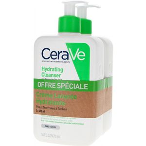 CeraVe - Hydraterende Crème Wash Set - 2 x 473 ml - Gezichtscleansers