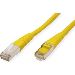 ROLINE patchkabel Cat.6 (Klasse E) S/FTP (PiMF), geel, 2 m