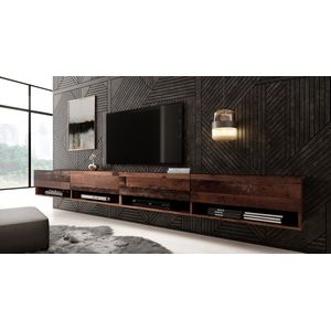 TV-Meubel Asino - Old Wood - 280 cm