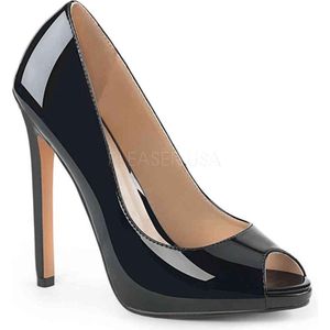 SEXY-42 (EU 45 = US 14) 5 Heel, 1/4 PF Peep Toe Pump