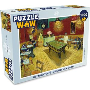 Puzzel Het nachtcafé - Vincent van Gogh - Legpuzzel - Puzzel 1000 stukjes volwassenen