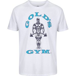 GGTS002 Muscle Joe T-Shirt - Wit/Blauw - M