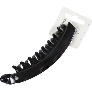 Haarspeld Bananenklem Anti Slip Zwart