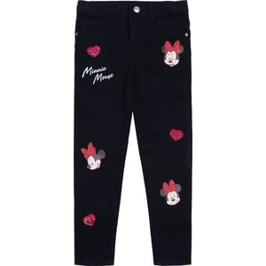 Zwarte denim broek Minnie Mouse