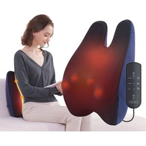 Nekmassageapparaat met Warmte - Shiatsu Massage voor Nek, Rug en Schouders - Elektrisch Massagekussen voor Lichaamsontspanning