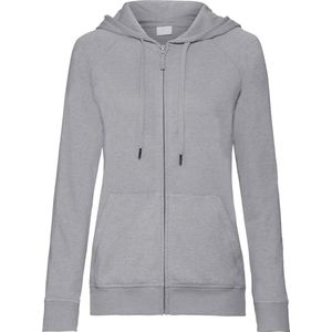 Russell Dames/dames HD Zip Hooded Sweatshirt (Zilveren mergel)