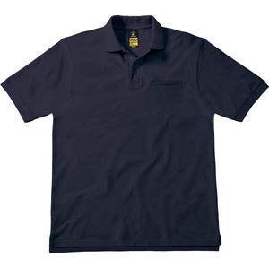 Energy Pro Workwear Pocket Polo Men B&C Collectie maat M Donkerblauw/Navy