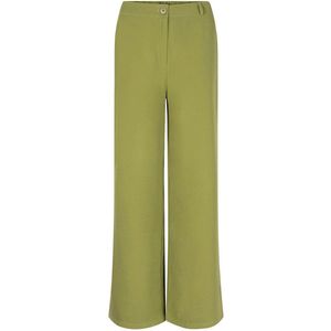 Ydence Pants Solange (tall) Broeken Dames - Groen - Maat XS