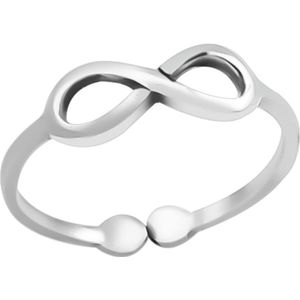 Teenringen | Zilveren teenring, infinity-teken