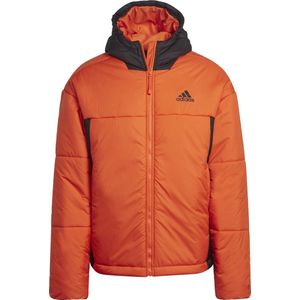 adidas Sportswear BSC 3-Stripes Puffy Capuchonjack - Heren - Oranje- L