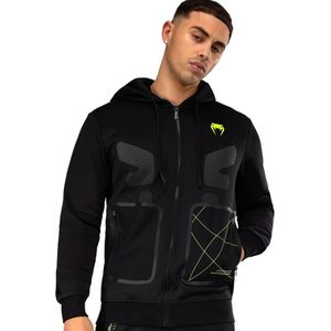 Venum Training Camp 4.0 Hoodie Zwart Neo Groen - S