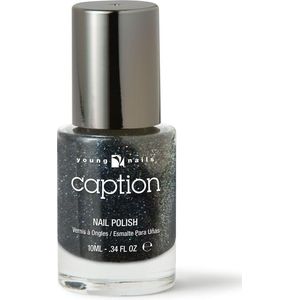 Caption nagellak 132 - Brave Inside - donkerbruin glitter