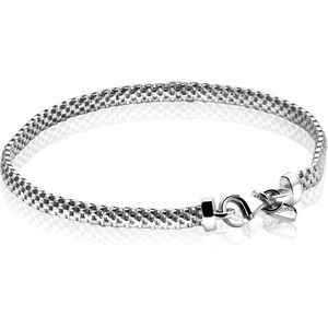 Zinzi zilveren fantasie armband 18,5cm ZIA878