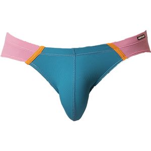 Barcode Berlin Avas Swim Brief Blue-Rose-Orange