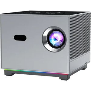 Xnano Draagbare beamer X3 2024 - FULL HD - 1280x720 - 4k decoding - 6000 lumen - RGB effecten - Speaker - HDR10+ - Android 9 - AI voice intelligent - EK Voetbal 2024
