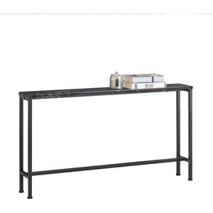 SoBuy Console Tafel - Sidetable - Wandtafel - Haltafel - 120x65x20cm - Zwart - FSB19-SCH