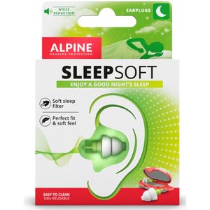 Alpine Oordopjes Sleepsoft - 2 x 1 set - Voordeelverpakking