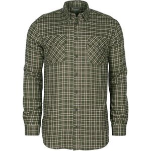 Lappland - Womenool Shirt - Mossgreen/L.Khaki