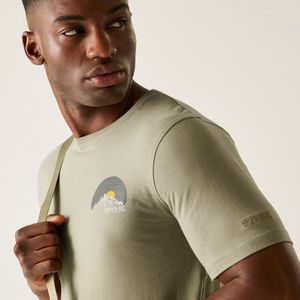 T-shirt Korte Mouwen Heren Grafische Print Korte Mouwen