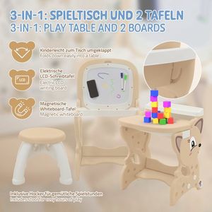roba Kinderstoel, stoel met rugleuning voor kinderen, hout wit gelakt, 61,5 x 33 x 33,5 cm, zithoogte 31,5 cm 50778WE