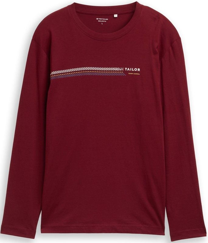 Tom Tailor Shirt met lange mouwen en print