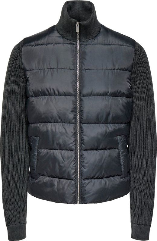 Only & Sons Mane Jacket - Heren Sweater - Grey Pinstripe