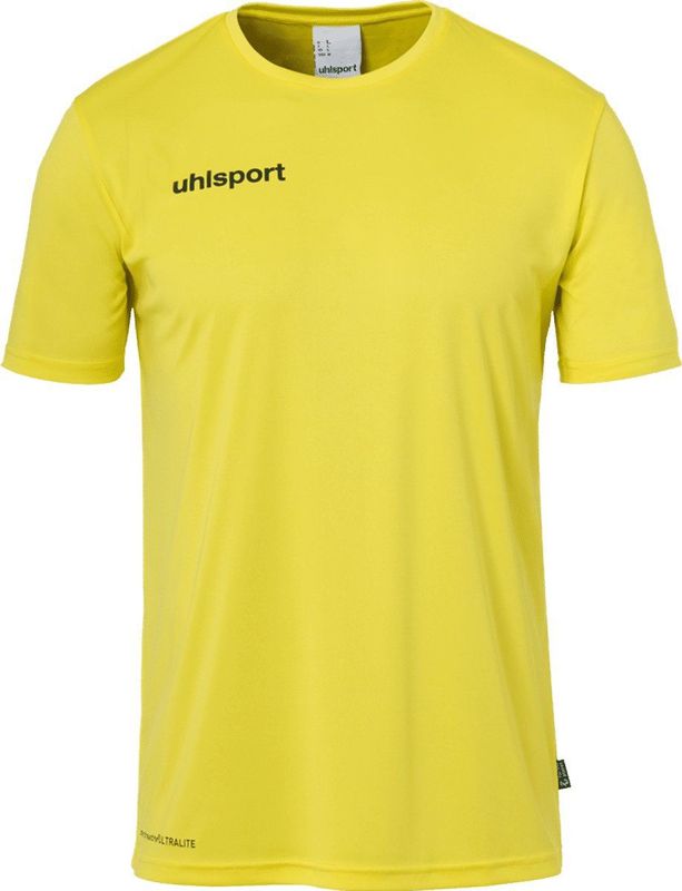 Uhlsport Essential Functioneel T-Shirt Kinderen - Geel / Zwart | Maat: 116