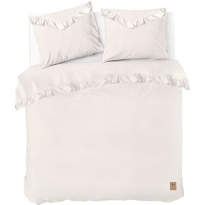 Dindi Home - Dekbedovertrek - Off White - 240x220 - 100% Katoen
