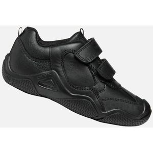 Geox - Wader - Kindertrainers - Zwart - Sportieve Uitstraling