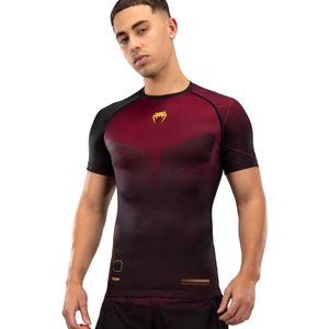Venum Tactical XT Rash Guard Zwart Bordeaux Goud - S